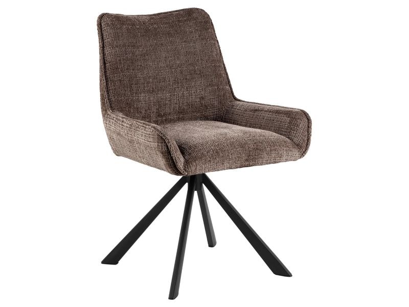[1902538] AC Design Stuhl Eddie 2 Stück, Braun (Braun)