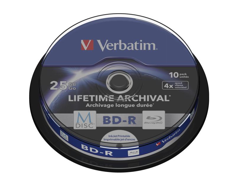 [1010761] Verbatim BD-R M-Disc 25 GB, Spindel (10 Stück)
