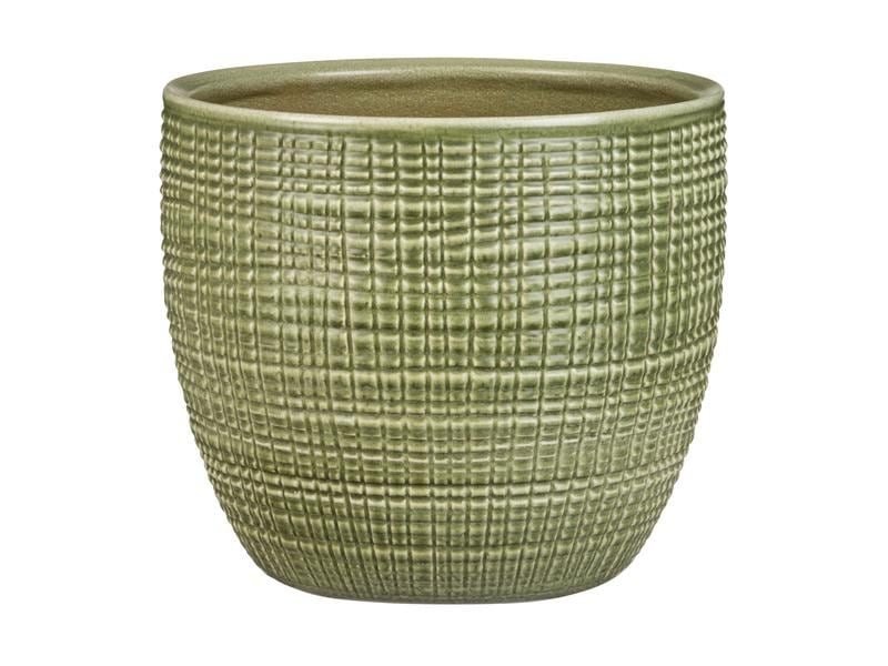 [1090430] scheurich Blumentopf Grün Ø 23.7 cm