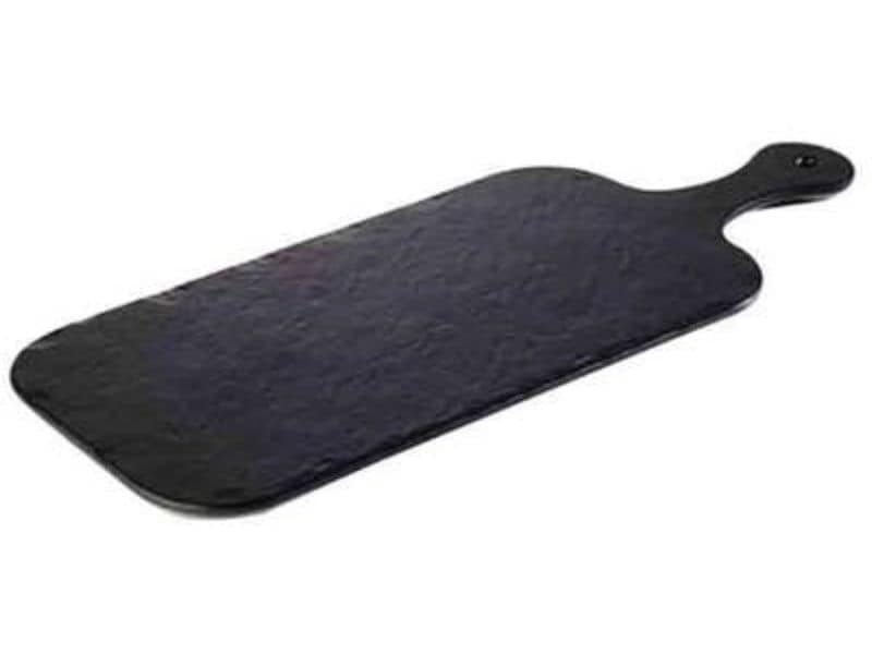[1965270] APS Servierplatte Slate Rock 40 cm x 20 cm, Schwarz