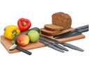 alpina Messer-Set 6-teilig Schwarz
