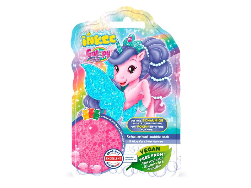 [2032701] Craze Badespass Inkee Bubble Bath Liquid Galupy Unicorn