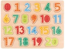 Spielba Holzspielwaren Holzpuzzle Puzzle Zahlen