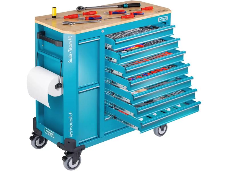 [2041681] Technocraft Werkstattwagen Swiss Team XL Mechanic Pro 776-teilig