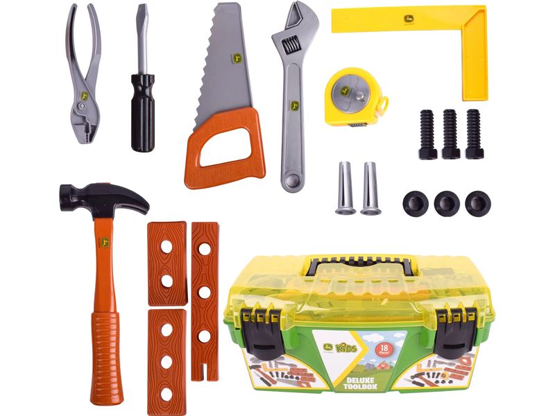 [2040892] Tomy John Deere Deluxe Werkzeugbox, 18 Teile