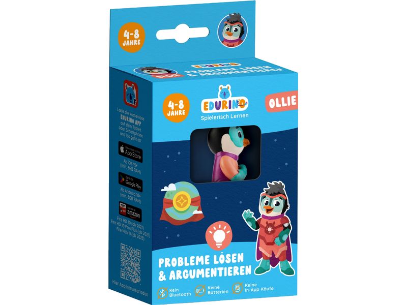 Edurino Lernfigur Figur Ollie Probleme lösen und Argumentieren, D