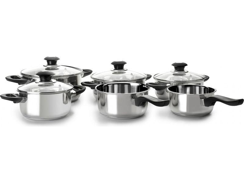 Ibili Topfset Optima (6 Pfannen) 14 cm/16 cm/18 cm/20 cm/22 cm