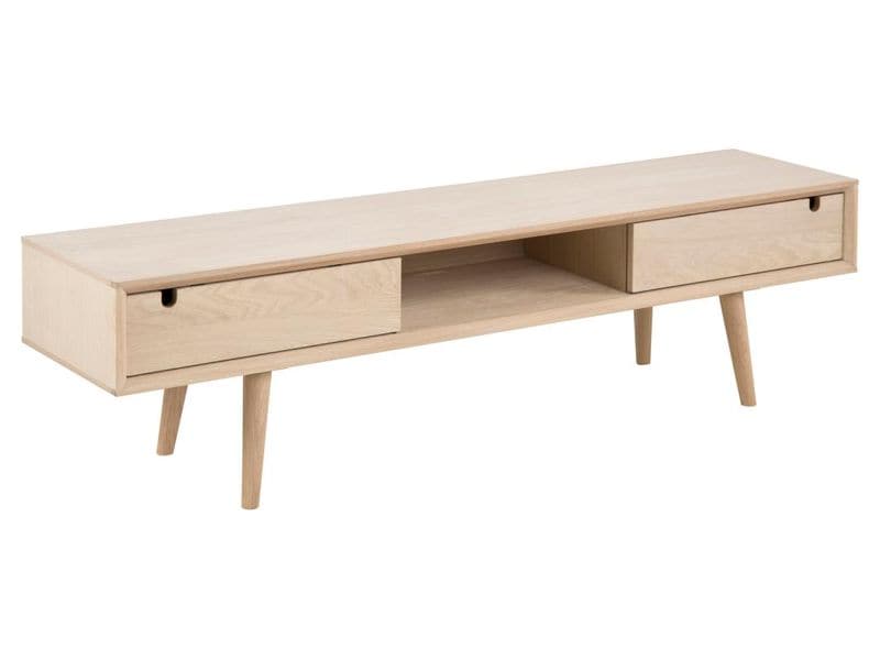 [2034041] AC Design TV-Möbel Century Braun, 160 x 38 x 43 cm
