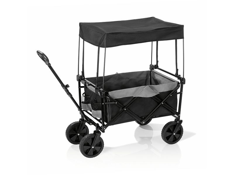 EASYmaxx Bollerwagen faltbar, mit Dach