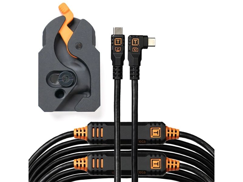 Tether Tools Kabel Leverlock Klemme und USB-C 4.6m