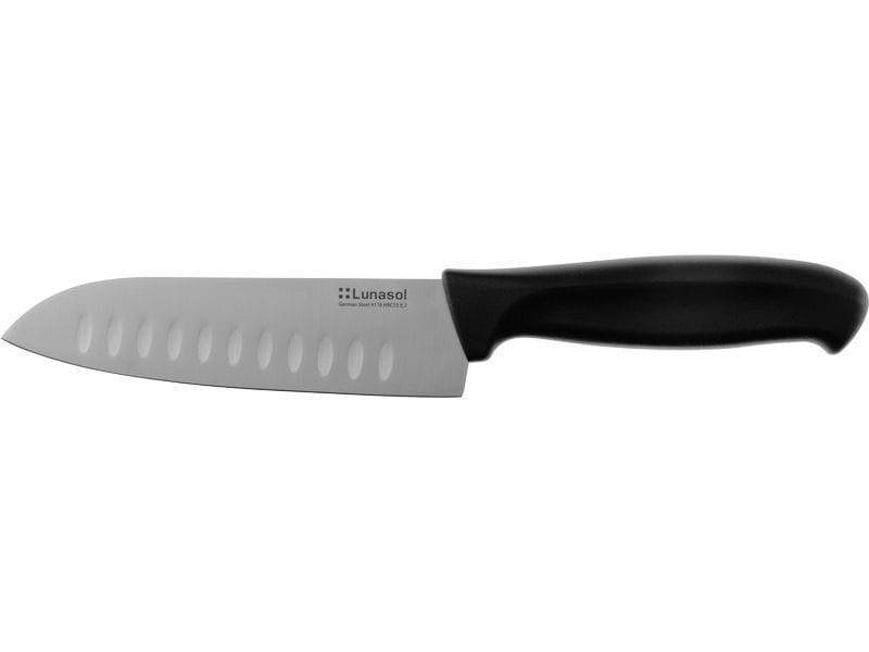 Lunasol Santokumesser Basic 14 cm Schwarz