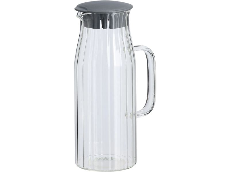 [2037421] Zeller Present Glaskaraffe mit Kunststoffdecke 1 Liter