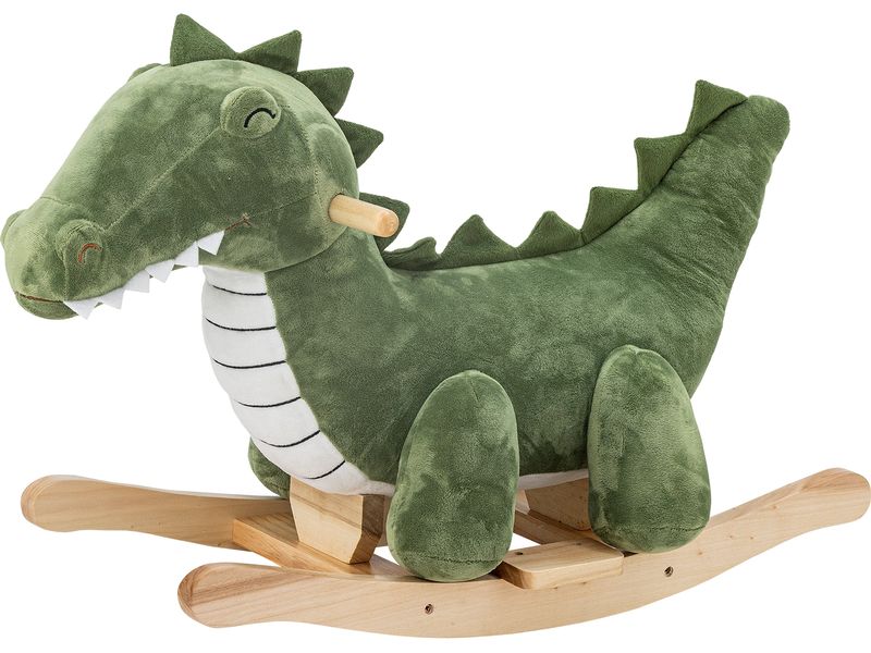 [2040696] Bloomingville Schaukeltier Arnie Crocodile, Grün, Polyester