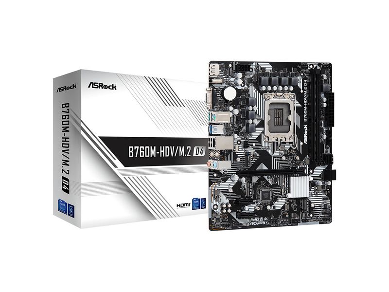 ASRock Mainboard B760M-HDV/M.2 D4