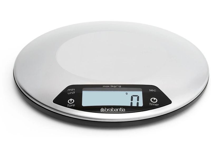 [2047607] Brabantia Küchenwaage Profile Silber