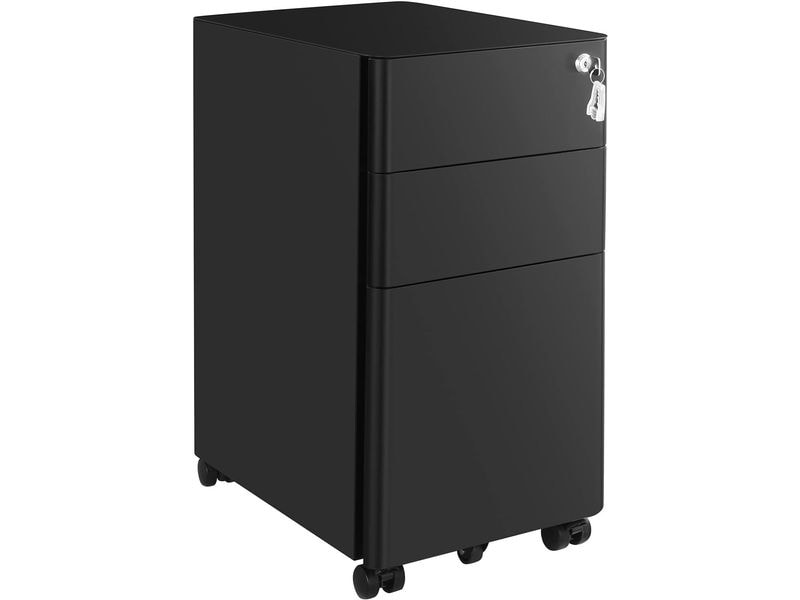 [2035078] Songmics Multifunktionswagen 30 x 46 x 59 cm, Schwarz