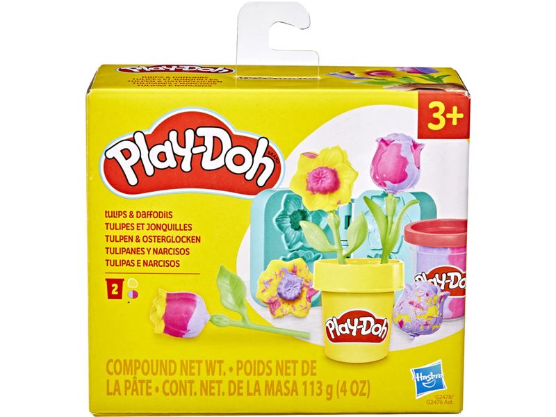 [2040909] Play-Doh Knetspielzeug Blumen im Töpfchen Assortiert
