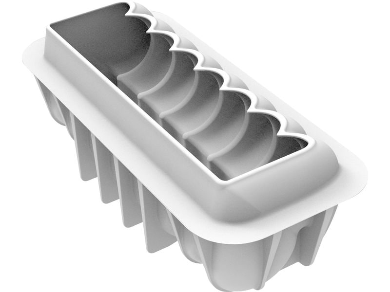 [2031738] Silikomart Silikomart – Silikonbackform Herzen Grau 24 cm