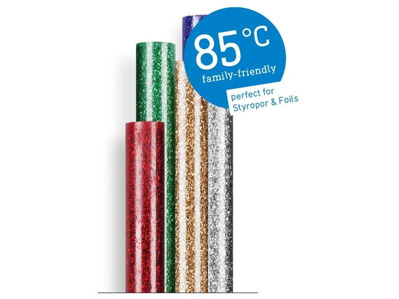[2047692] Steinel Heissklebesticks Glitzer 85° Ø 7 mm 150 mm, 96g, 16 Sticks
