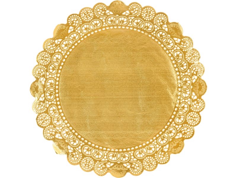[2041894] Duni Tortenspitzen rund 36 cm, 100 Stück, Gold