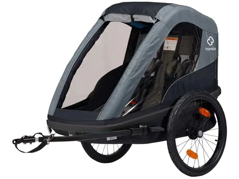 [2041980] Hamax Veloanhänger Fahrradanhänger Avenida Twin Blau