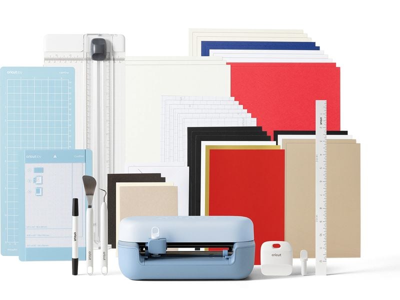 Cricut Schneideplotter Cricut Joy 2 + Essential-Bundle, Blau