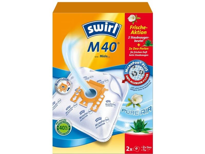 Swirl Staubfilterbeutel M40 2 Stück