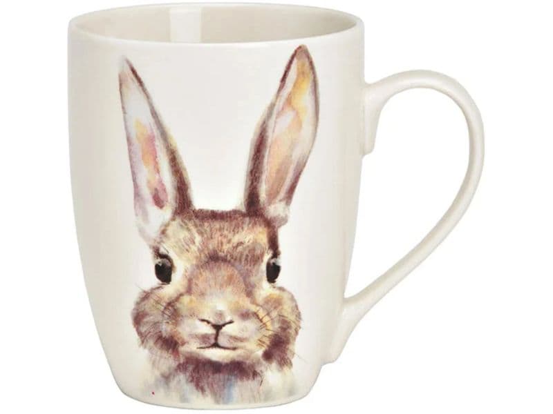 [1756084] G. Wurm Teetasse Osterhase 1 Stück, Braun/Weiss