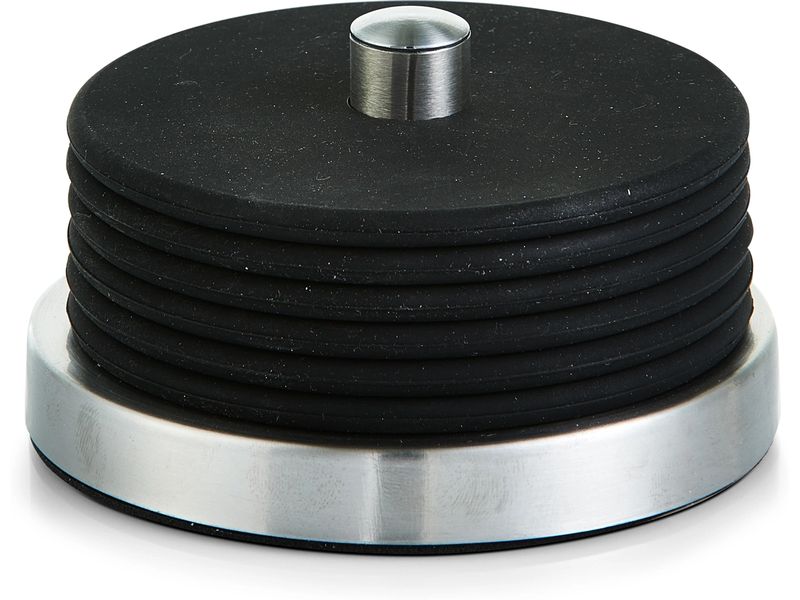 [2037387] Zeller Present Glasuntersetzer Set Edelstahl Silikon Ø 10 x 6 cm, 7-teilig
