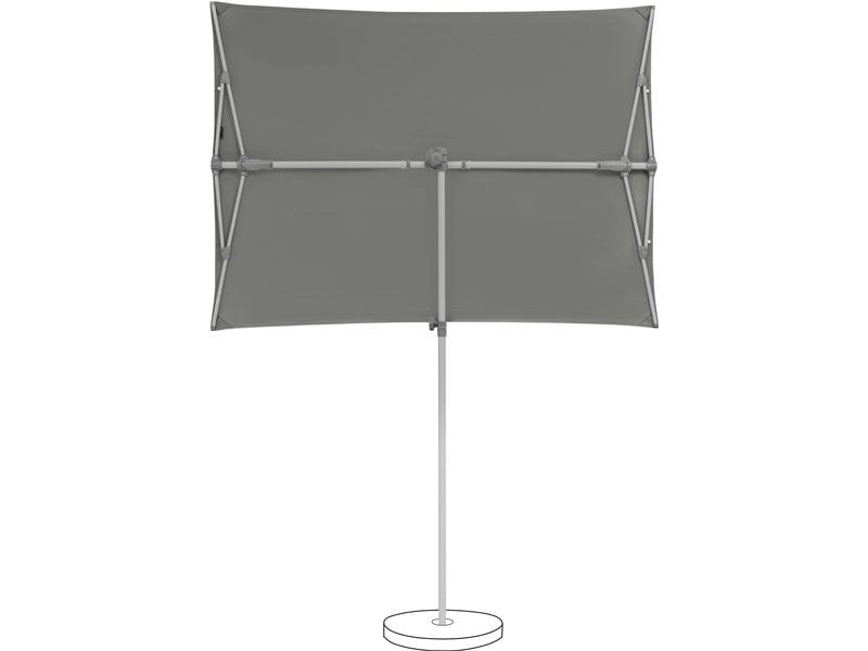 Suncomfort by Glatz Sonnenschirm Flex Roof 195 x 140 cm, Stone Grey