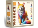 Wooden City Holz-Puzzle Dreamy Rainbow Cat L 250 Teile
