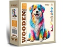 Wooden City Holz-Puzzle Rainbow Buddy Dog L 250 Teile