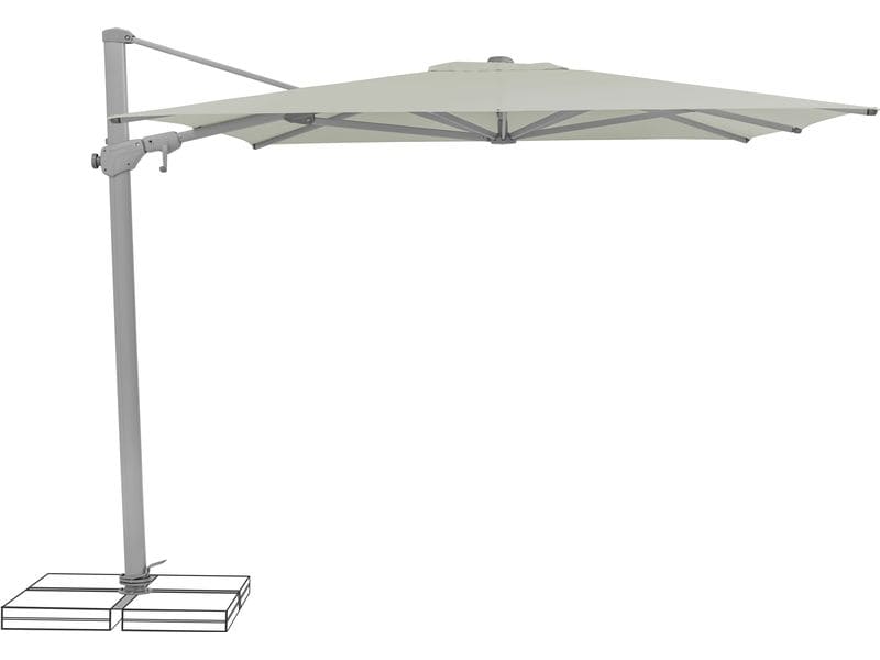 [1855144] Suncomfort by Glatz Sonnenschirm Varioflex Light Grey