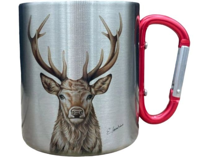 [2053712] creanorm Edelstahl-Tasse Hirsch 330ml