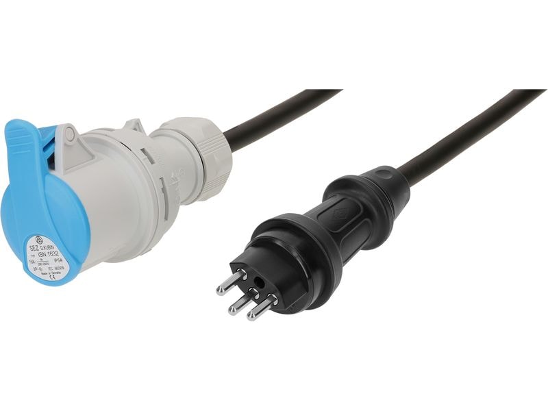[2059159] maxCAMP Adapterkabel H07RN-F3G1.5 Typ 23 IP55/CEE16-3 0.5 m