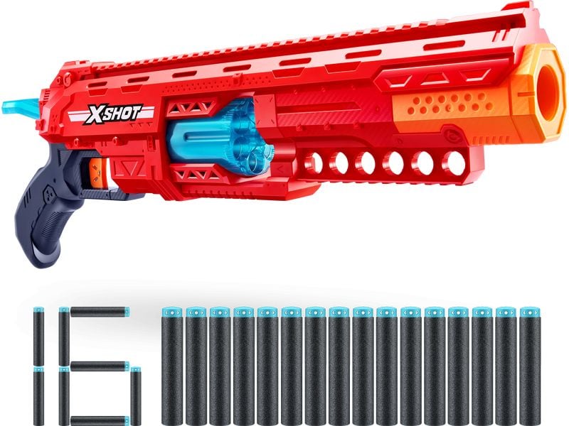 X-Shot Excel Caliber Blaster mit Darts Series 1
