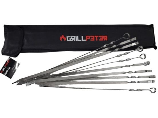 GRILLPETER Schaschlikspiesse Schampura 10er-Set, 50 cm