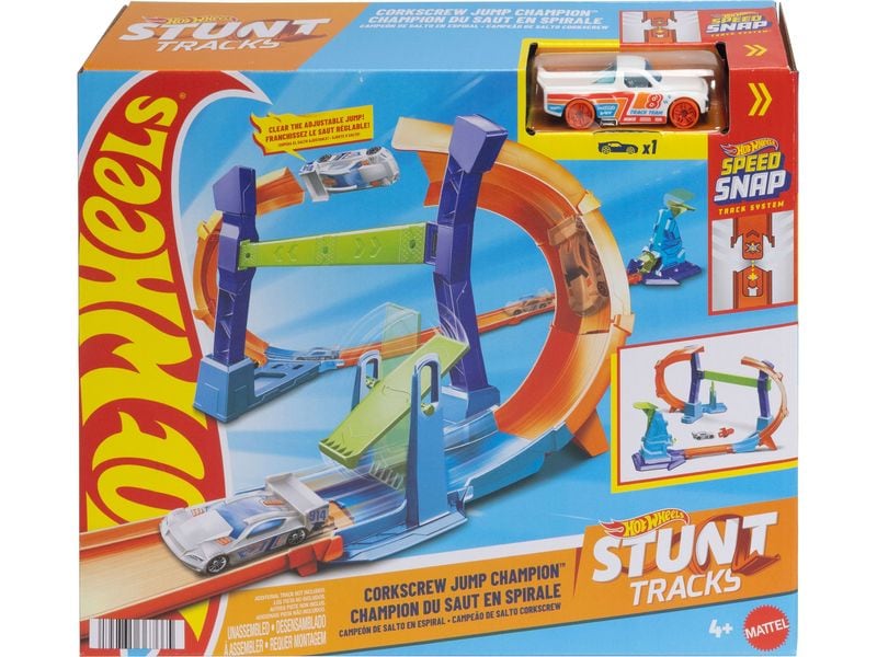 Hot Wheels Stunt Tracks Corkscrew Jump