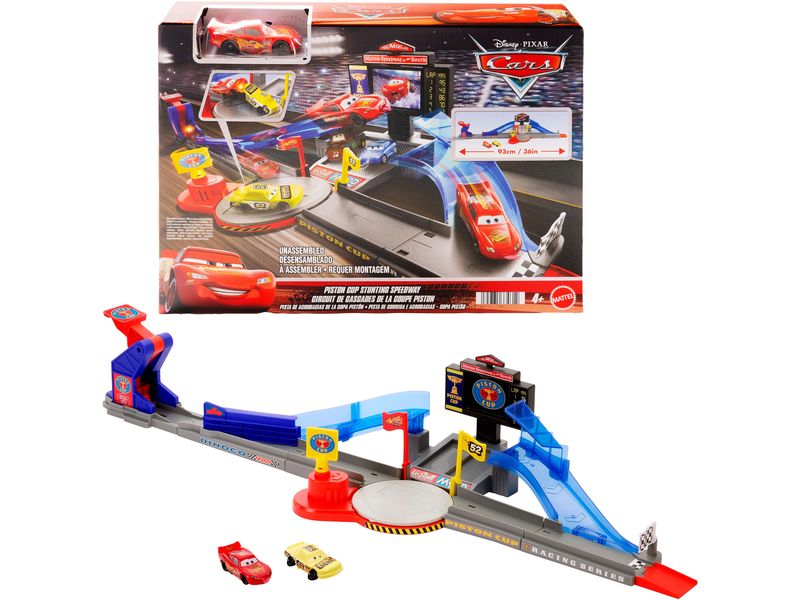 [2031670] Mattel Cars Disney Cars Piston Cup Spielset, Mehrfarbig