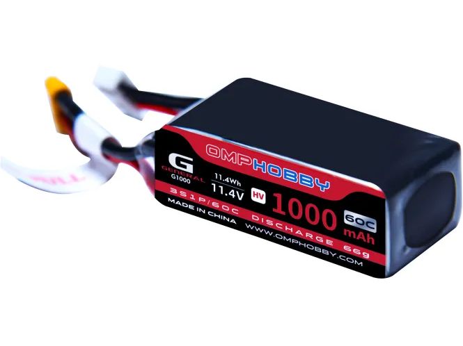 [2077819] OMPHobby RC-Akku LiPo 11.4 V 1000 mAh 60 C