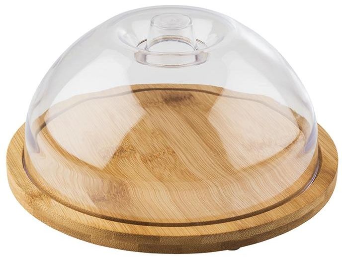 [2053513] APS Servierplatte Tablett mit Haube 2-teilig, 20.5 x 10 cm