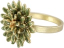Chic Antique Serviettenring Fleur Grün/Gold