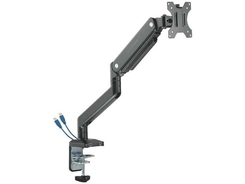 Ultradesk Tischhalterung Branch Single bis 10 kg – Schwarz matt