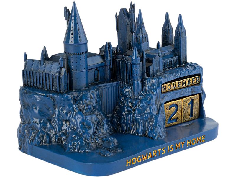 Grupo Erik 3D Ewiger Kalender Hogwarts Blau