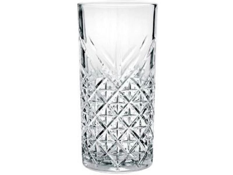 Pasabahce Longdrinkglas Timeless 450 ml, Transparent, 4 Stück