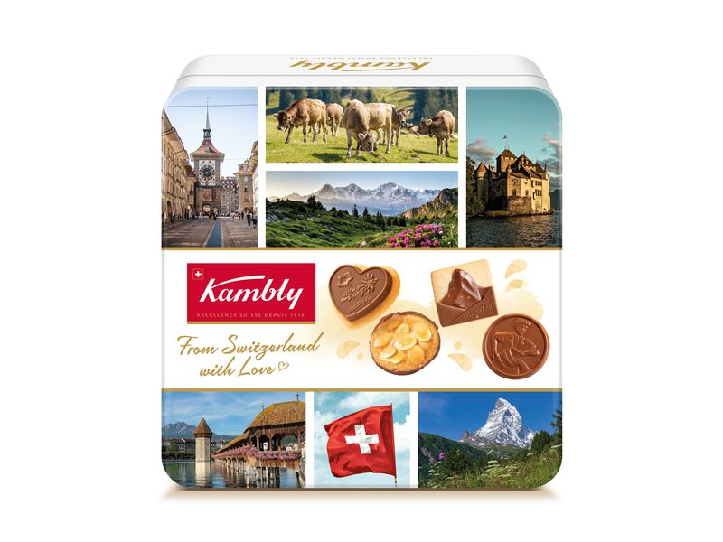 [1997590] Kambly Guetzli Souvenir Dose 80 g