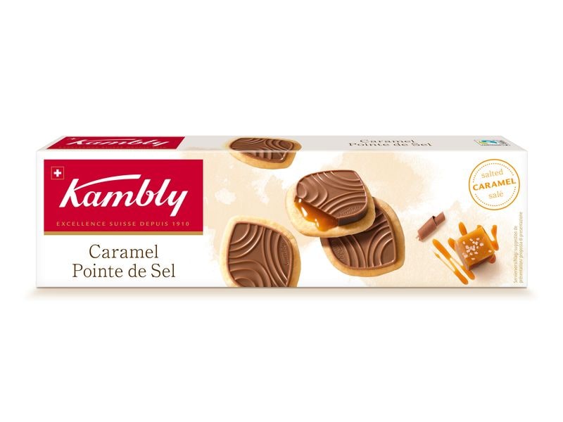[1997585] Kambly Guetzli Caramel Pointe de Sel 100 g