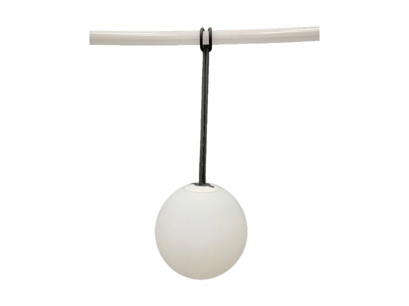 Dameco LED Hängelampe Outdoor weiss D20 cm, 3000 Kelvin, 80 lm, 4W