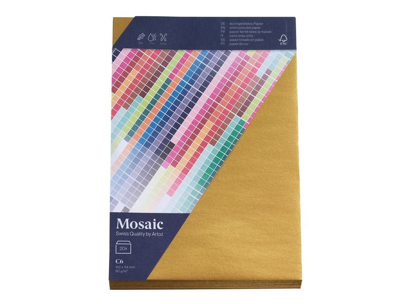 [2084013] Artoz Couvert Mosaic C6, 20 Stück, Gold