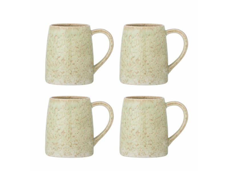 [2040691] Bloomingville Becher Winnie, Steinzeug, Beige, 4 Stück